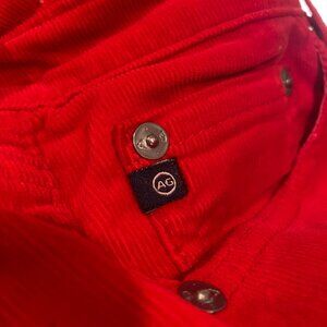 Super CUTE COLOR!!! AG Adriano Goldschmied Slim Straight Leg in Candy Apple Red